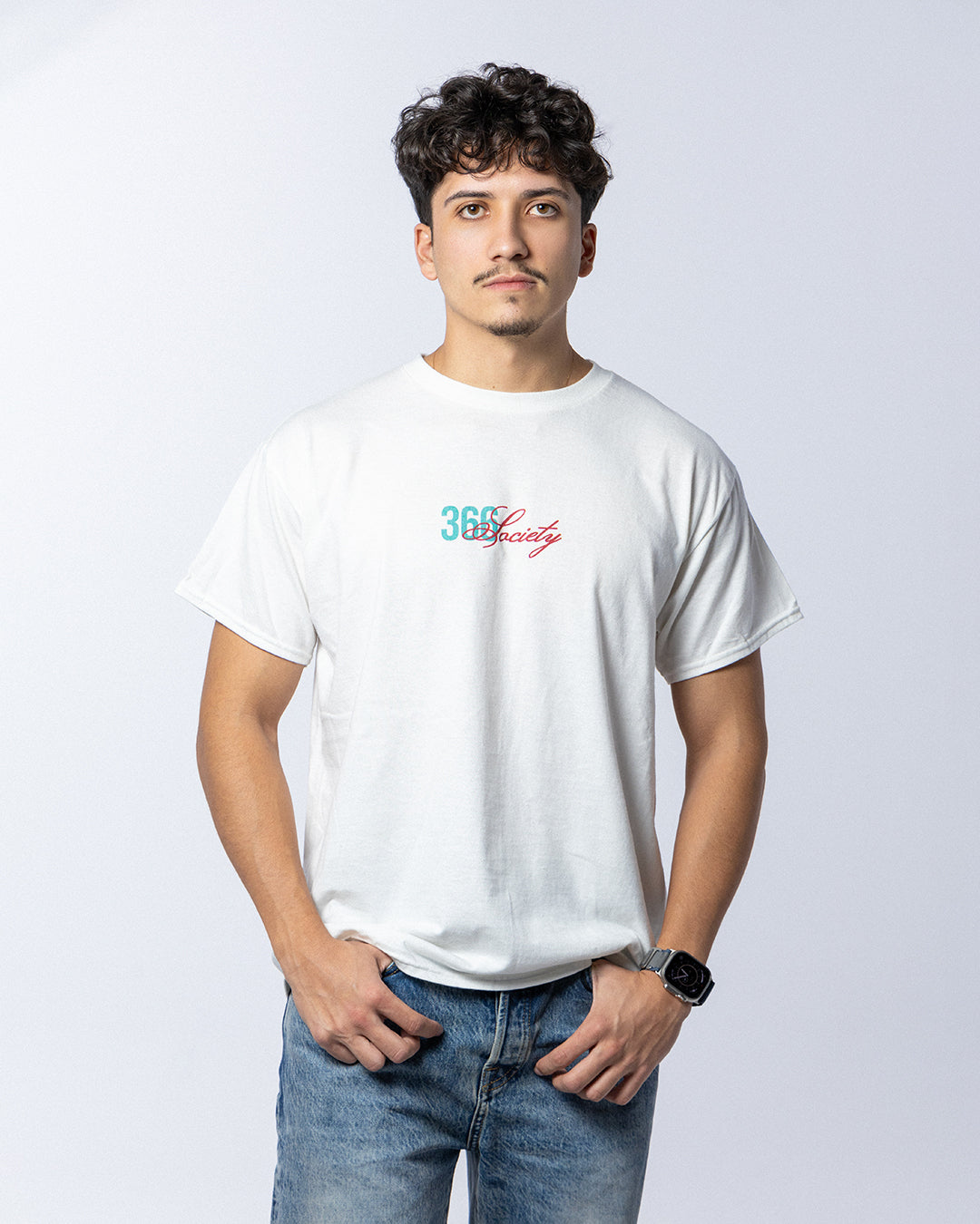 CAMISETA 366SOCIETY BLANCA.