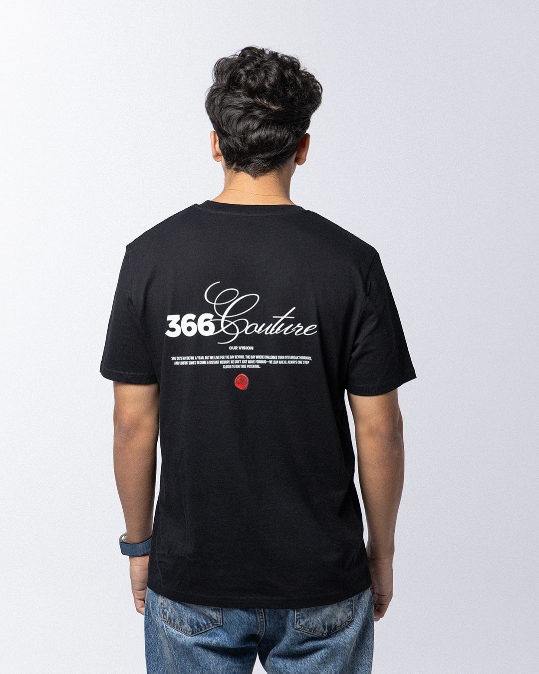 CAMISETA 366COUTURE NEGRA.