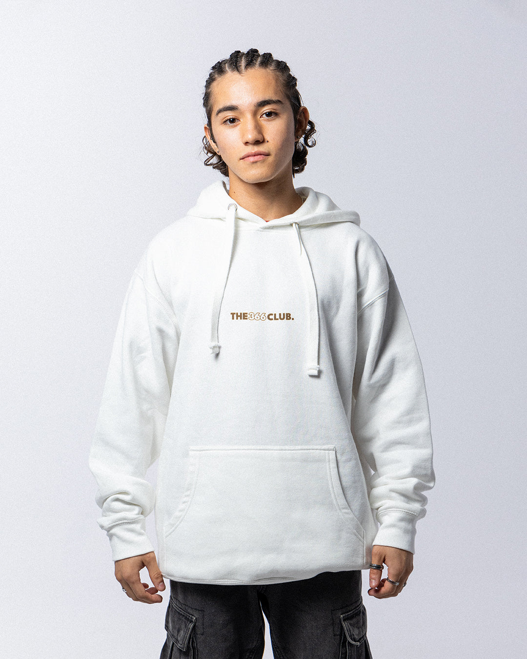 HOODIE 366DISCIPLINE BLANCO.